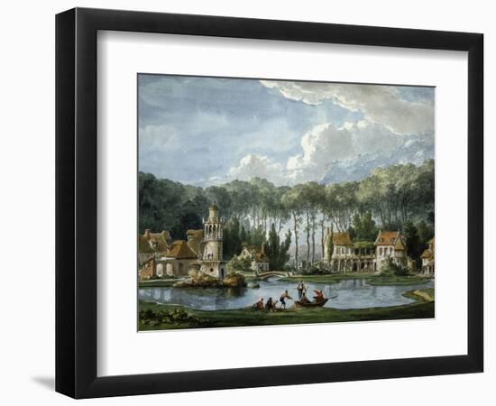 The Queen's Village at the Petit Trianon, Versailles, France-null-Framed Giclee Print