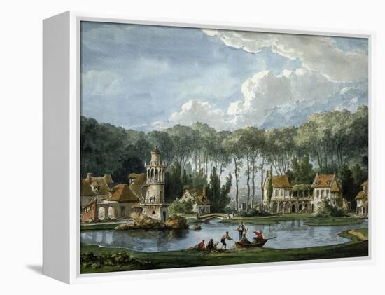 The Queen's Village at the Petit Trianon, Versailles, France-null-Framed Premier Image Canvas