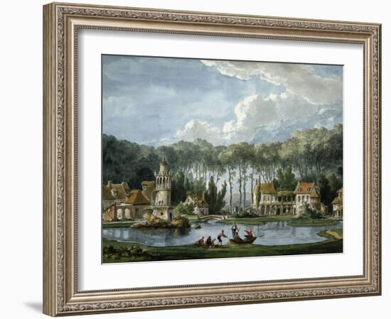 The Queen's Village at the Petit Trianon, Versailles, France-null-Framed Giclee Print