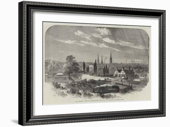 The Queen's Visit to Birmingham, the City of Coventry-Samuel Read-Framed Giclee Print