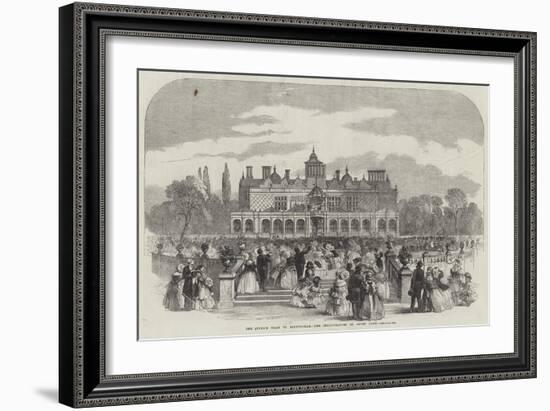 The Queen's Visit to Birmingham, the Inauguration of Aston Park-null-Framed Giclee Print