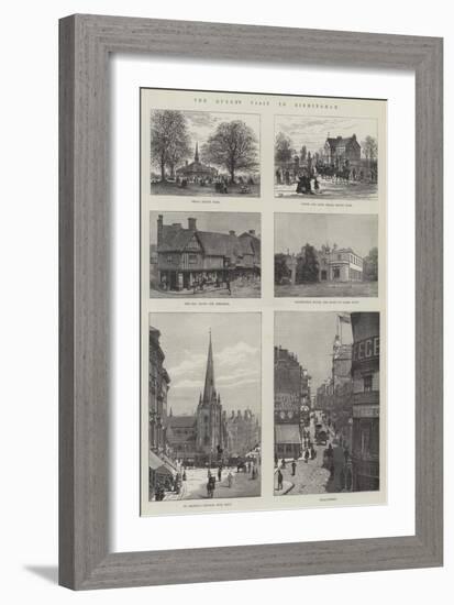 The Queen's Visit to Birmingham-Frank Watkins-Framed Giclee Print