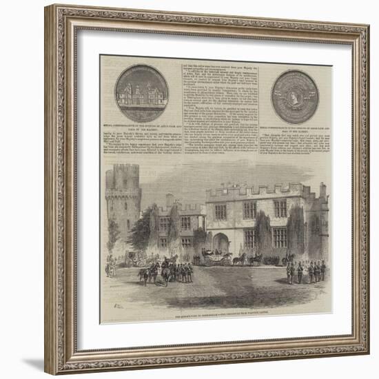 The Queen's Visit to Birmingham-Richard Principal Leitch-Framed Giclee Print