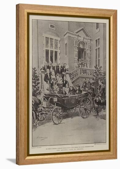 The Queen's Visit to Bristol-Frederic De Haenen-Framed Premier Image Canvas