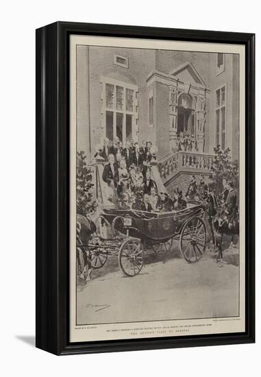 The Queen's Visit to Bristol-Frederic De Haenen-Framed Premier Image Canvas