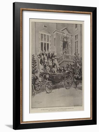 The Queen's Visit to Bristol-Frederic De Haenen-Framed Giclee Print