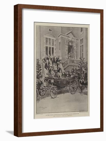 The Queen's Visit to Bristol-Frederic De Haenen-Framed Giclee Print