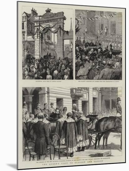 The Queen's Visit to Glasgow and Paisley-Godefroy Durand-Mounted Giclee Print