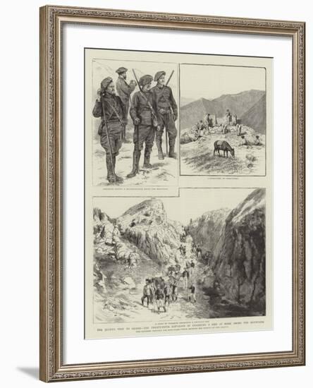 The Queen's Visit to Grasse-null-Framed Giclee Print