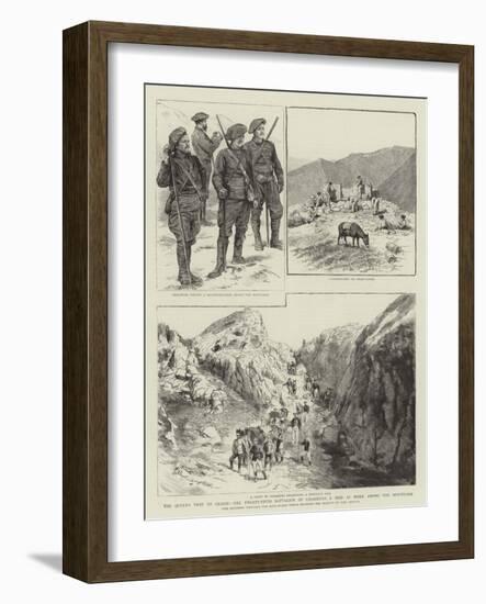 The Queen's Visit to Grasse-null-Framed Giclee Print