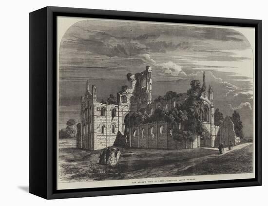 The Queen's Visit to Leeds, Kirkstall Abbey-null-Framed Premier Image Canvas