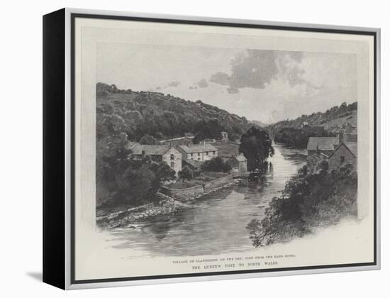 The Queen's Visit to North Wales-Charles Auguste Loye-Framed Premier Image Canvas