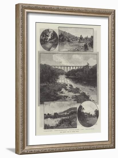 The Queen's Visit to North Wales-Charles Auguste Loye-Framed Giclee Print