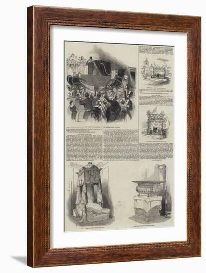 The Queen's Visit to the Midland Counties-null-Framed Giclee Print
