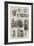 The Queen's Visit to the Savoy, Sketches in the Savoy-Alfred Robert Quinton-Framed Giclee Print