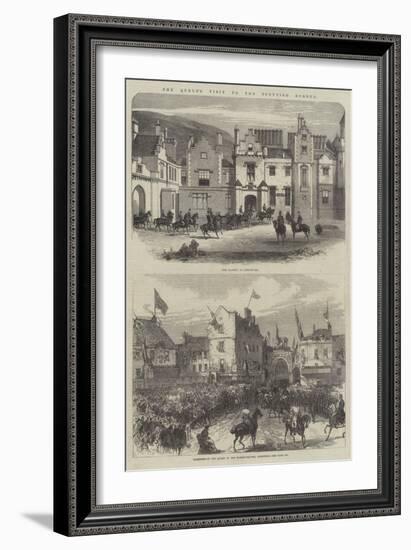 The Queen's Visit to the Scottish Border-Charles Robinson-Framed Giclee Print