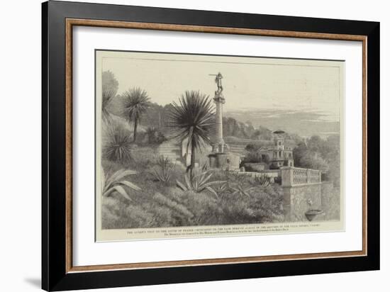 The Queen's Visit to the South of France-null-Framed Giclee Print