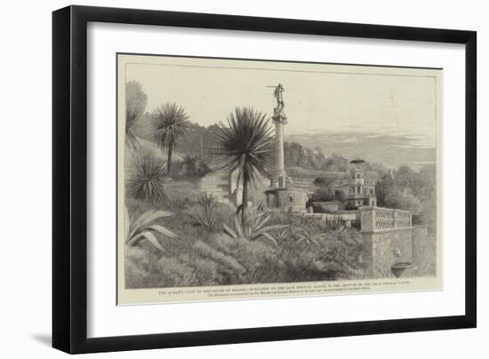 The Queen's Visit to the South of France-null-Framed Giclee Print