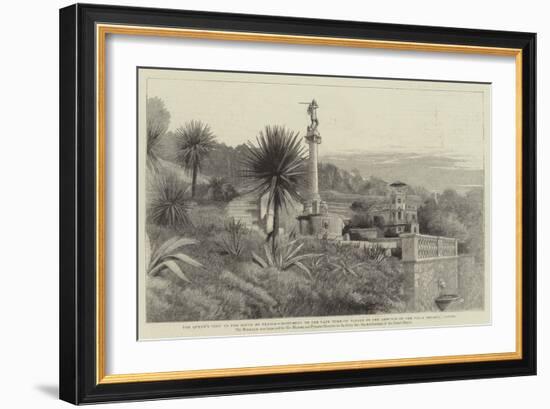 The Queen's Visit to the South of France-null-Framed Giclee Print