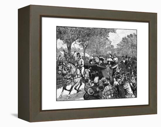 The Queen's Visit to Victoria Park, London, 1887-William Barnes Wollen-Framed Premier Image Canvas