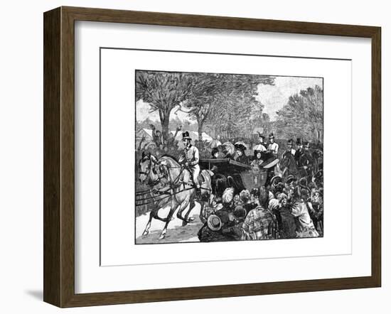 The Queen's Visit to Victoria Park, London, 1887-William Barnes Wollen-Framed Giclee Print