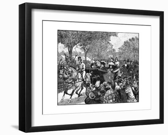 The Queen's Visit to Victoria Park, London, 1887-William Barnes Wollen-Framed Giclee Print