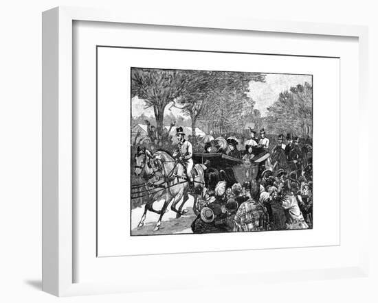 The Queen's Visit to Victoria Park, London, 1887-William Barnes Wollen-Framed Giclee Print