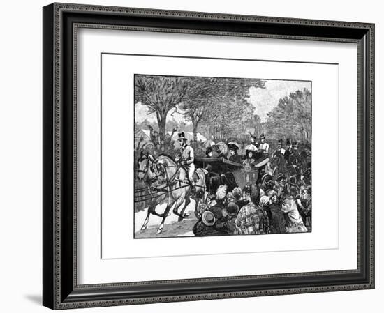 The Queen's Visit to Victoria Park, London, 1887-William Barnes Wollen-Framed Giclee Print