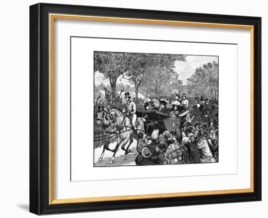 The Queen's Visit to Victoria Park, London, 1887-William Barnes Wollen-Framed Giclee Print