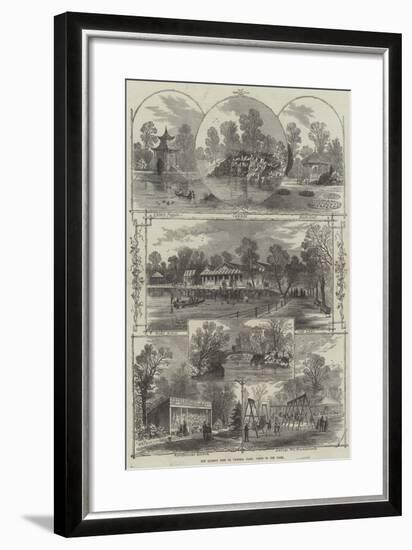 The Queen's Visit to Victoria Park, Views in the Park-William Henry Prior-Framed Giclee Print