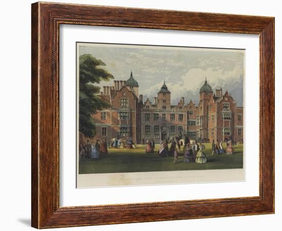 The Queen's Visit to Warwickshire, Aston Hall-Richard Principal Leitch-Framed Giclee Print