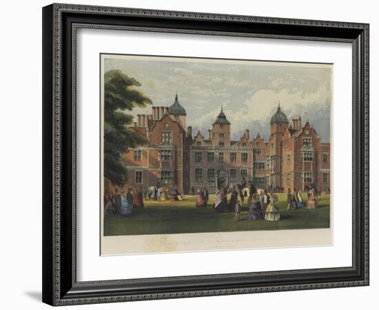 The Queen's Visit to Warwickshire, Aston Hall-Richard Principal Leitch-Framed Giclee Print