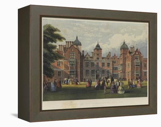 The Queen's Visit to Warwickshire, Aston Hall-Richard Principal Leitch-Framed Premier Image Canvas