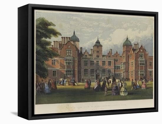 The Queen's Visit to Warwickshire, Aston Hall-Richard Principal Leitch-Framed Premier Image Canvas