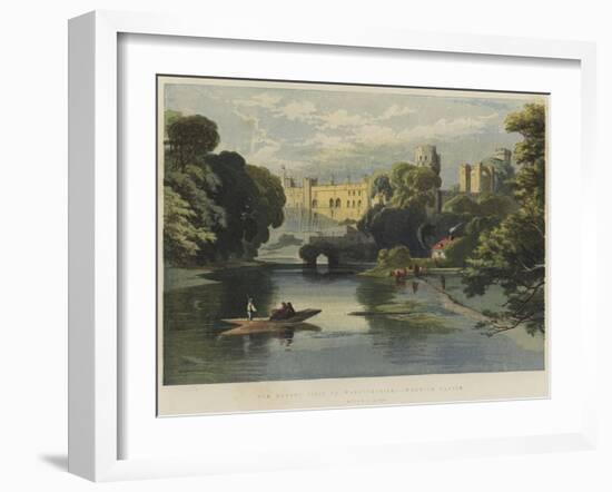 The Queen's Visit to Warwickshire, Warwick Castle-Richard Principal Leitch-Framed Giclee Print