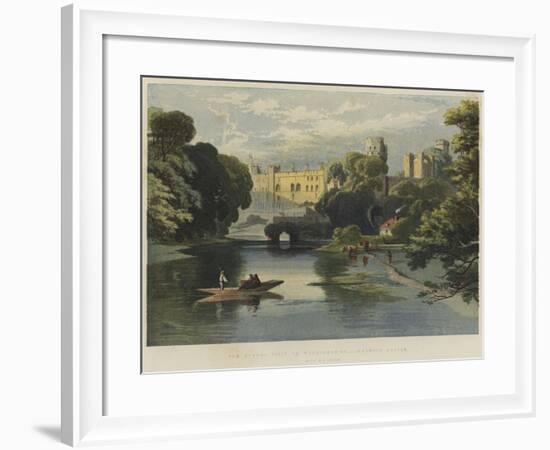 The Queen's Visit to Warwickshire, Warwick Castle-Richard Principal Leitch-Framed Giclee Print