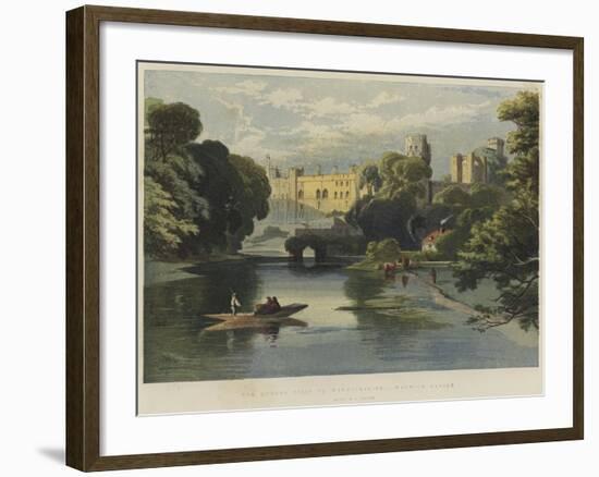 The Queen's Visit to Warwickshire, Warwick Castle-Richard Principal Leitch-Framed Giclee Print