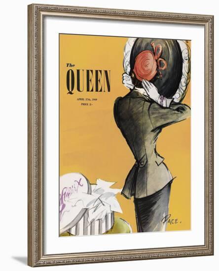 The Queen - Saffron-The Vintage Collection-Framed Giclee Print