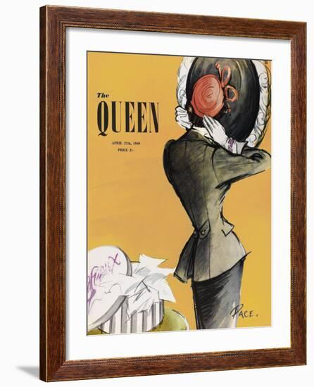 The Queen - Saffron-The Vintage Collection-Framed Giclee Print