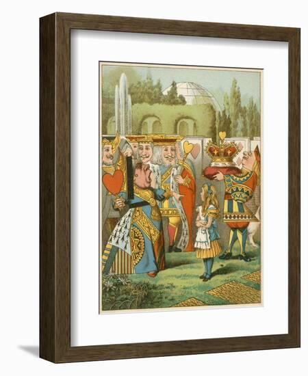 The Queen Said Severely 'Who Is This?' from Alice's Adventures in Wonderland-John Tenniel-Framed Giclee Print