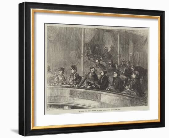 The Queen, the German Empress, and Royal Party, at the Royal Albert Hall-Charles Robinson-Framed Giclee Print