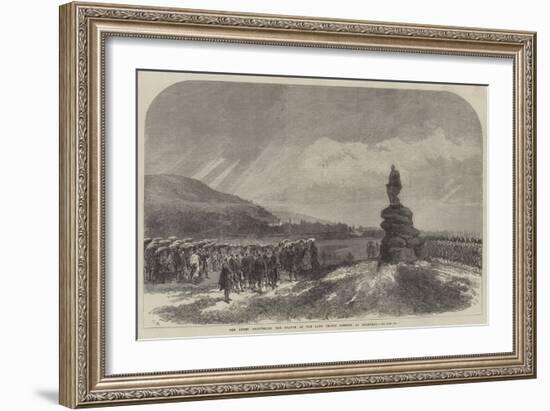 The Queen Uncovering the Statue of the Late Prince Consort at Balmoral-Charles Robinson-Framed Giclee Print