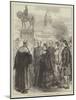 The Queen Unveiling the Scottish National Albert Memorial at Edinburgh-null-Mounted Giclee Print