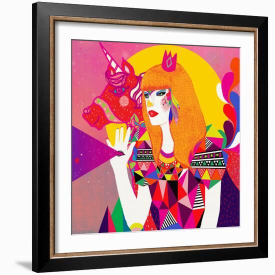 The Queen-Diela Maharanie-Framed Premium Giclee Print