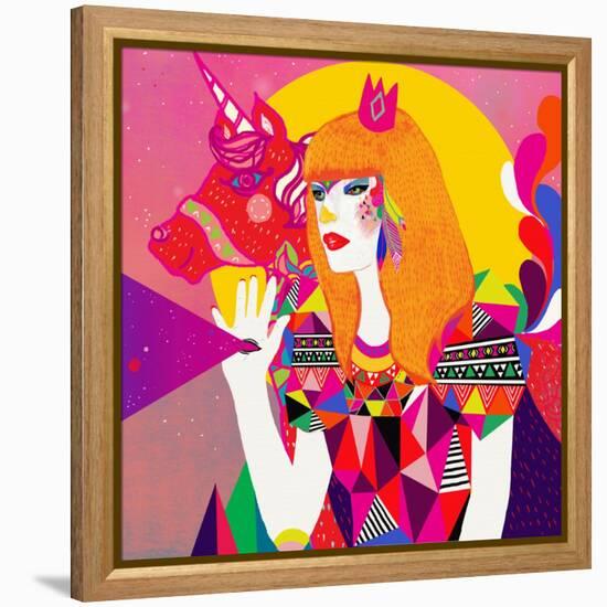 The Queen-Diela Maharanie-Framed Stretched Canvas