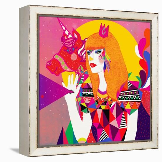 The Queen-Diela Maharanie-Framed Stretched Canvas