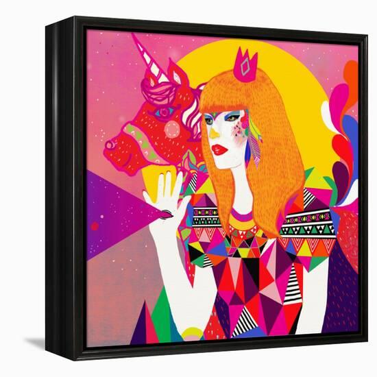 The Queen-Diela Maharanie-Framed Stretched Canvas