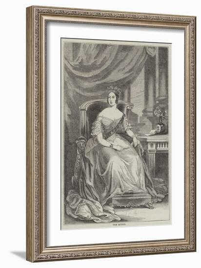 The Queen-null-Framed Giclee Print