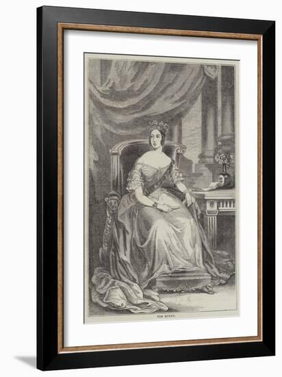 The Queen-null-Framed Giclee Print