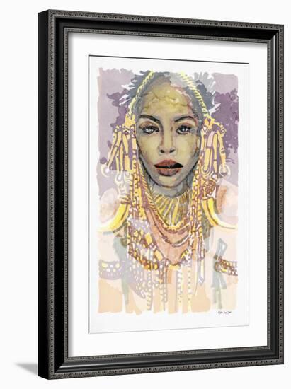 The Queen-Stellar Design Studio-Framed Art Print